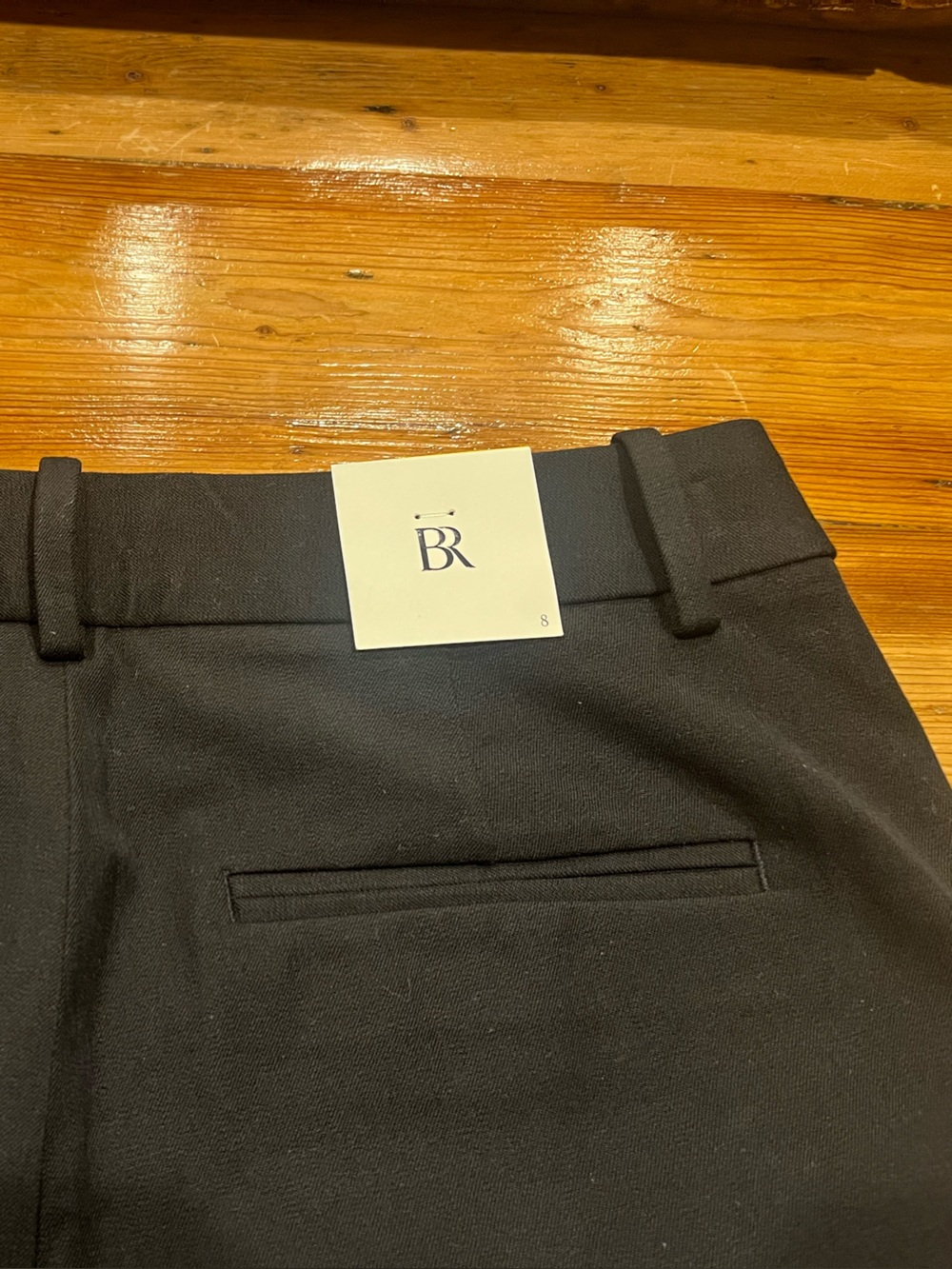 Banana Republic Black Straight Fit Sloan Pants • Size 8 • NWT - Picture 12 of 12